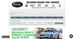 Desktop Screenshot of bramanpreowned.com